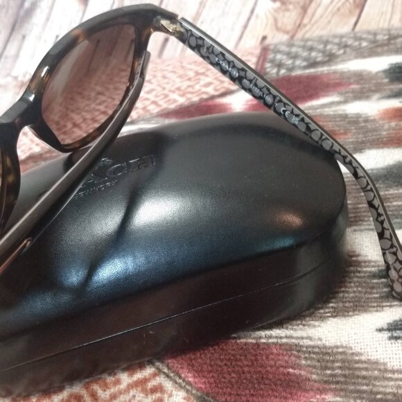 New Coach Brown Frame Prescription/Sunglasses Frames w/Logo - Picture 3 of 6